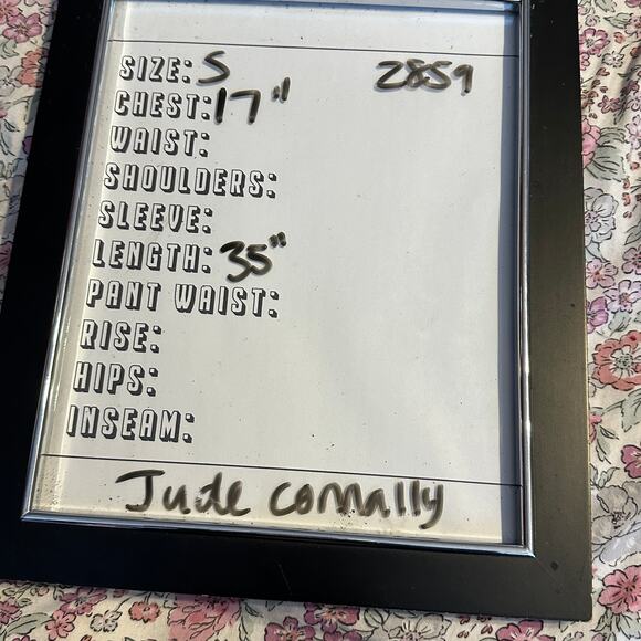 Jude Connally Shift Dress Small Sleeveless Geometric Abstract Print Green Black - Picture 5 of 5